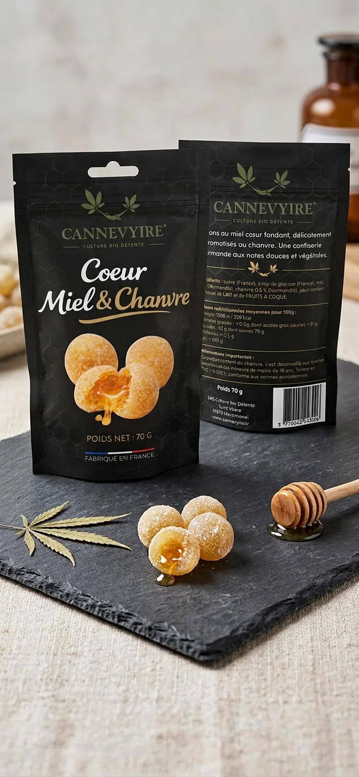 Cannevyre — doypack miel au chanvre