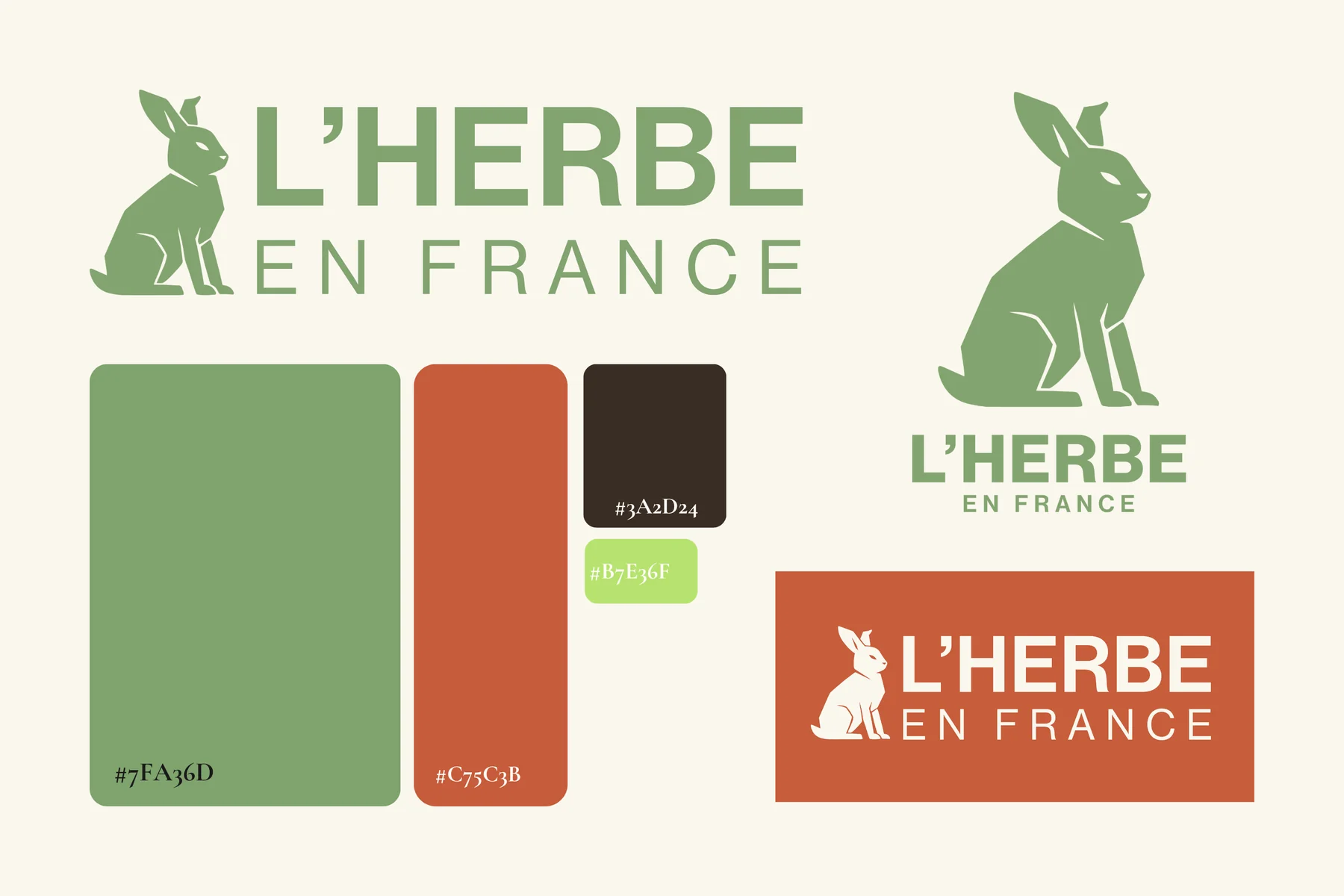 L'Herbe en France — charte graphique