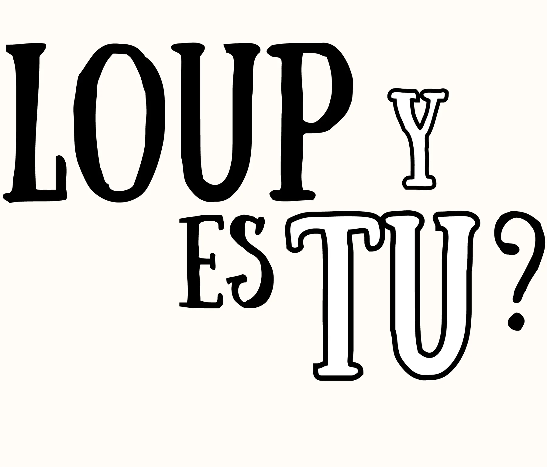 Les Royales Marionnettes — logotype titre