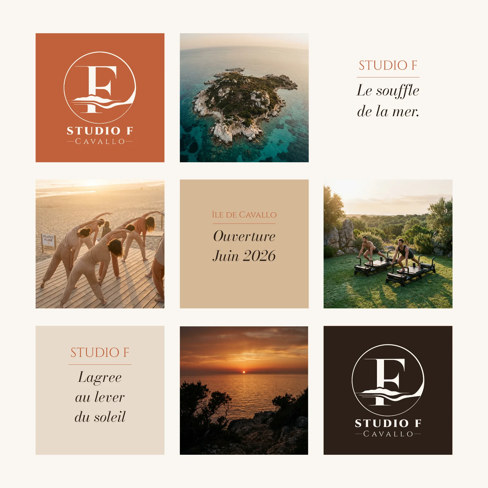 Studio F — feed Instagram